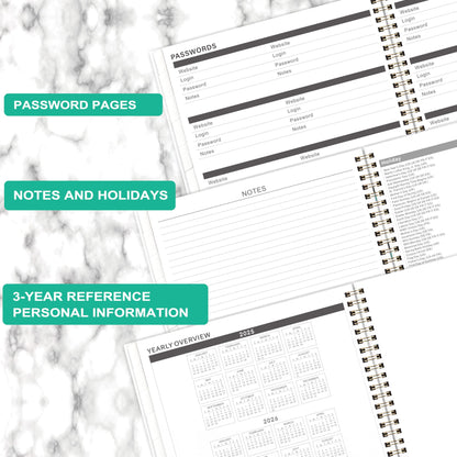 Frasukis Monthly Planner 2025-2026 - Planner 2025-2026, JAN. 2025 to DEC. 2026, 8.5“ x 11” with Ample Blocks and Monthly Tabs, 2025-2026 Monthly Planner