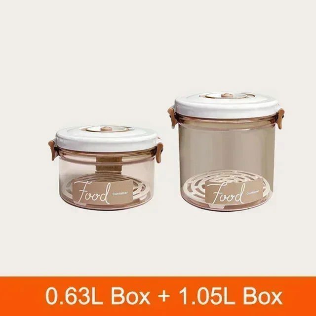 LovelyRLovely 0.63L 1.05L No Pump LovelyRLovely Large Capacity Food Vacuum Storage Box with Vacuum Pump