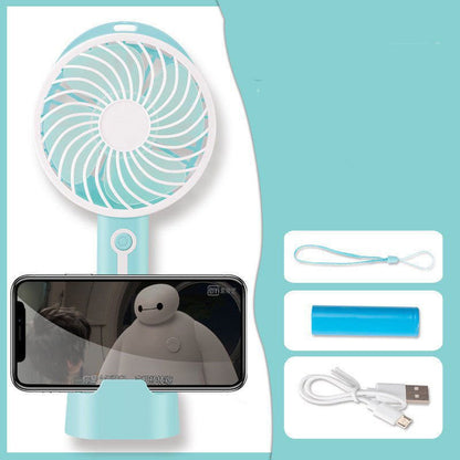 LovelyRLovely 0 Blue / 2500 mAh / 1 style LovelyRLovely USB Charging Handheld Mini Fan