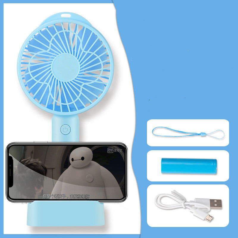 LovelyRLovely 0 Blue / 2500 mAh / 2 style LovelyRLovely USB Charging Handheld Mini Fan