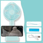 LovelyRLovely 0 Green / 800 mAh / 2 style LovelyRLovely USB Charging Handheld Mini Fan