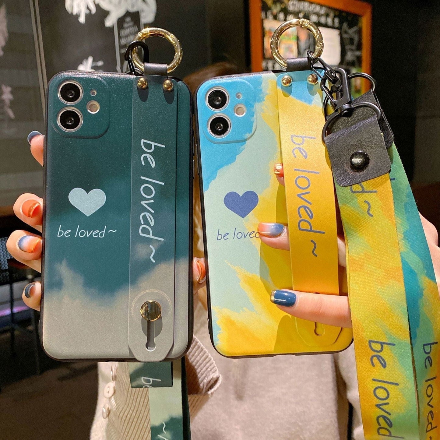 LovelyRLovely 0 LovelyRLovely Wristband Phone Case Watercolor Phone Case