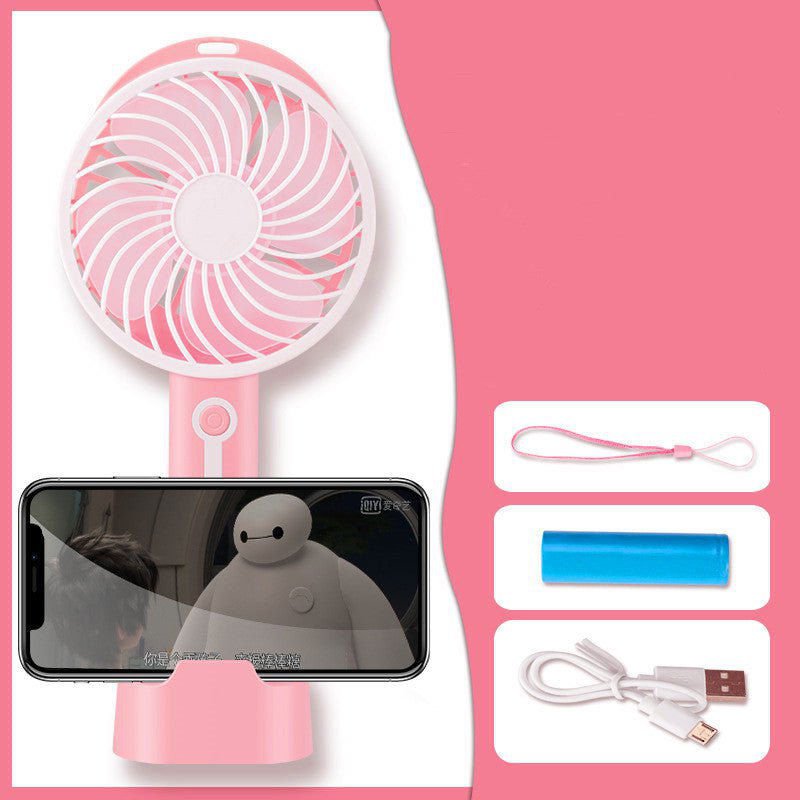 LovelyRLovely 0 Pink / 800 mAh / 1 style LovelyRLovely USB Charging Handheld Mini Fan