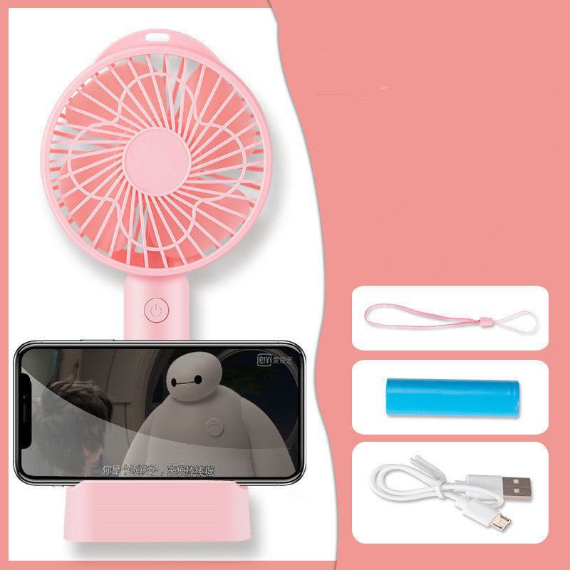 LovelyRLovely 0 Pink / 800 mAh / 2 style LovelyRLovely USB Charging Handheld Mini Fan