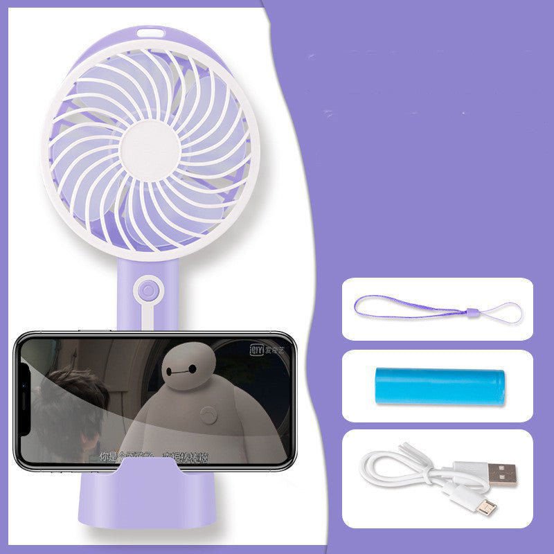 LovelyRLovely 0 Purple / 800 mAh / 1 style LovelyRLovely USB Charging Handheld Mini Fan