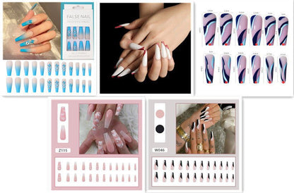 LovelyRLovely 0 Set LovelyRLovely Long Ballet Fake Nails