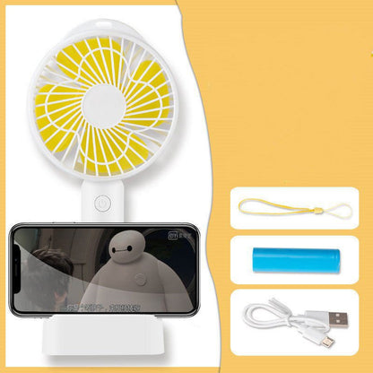 LovelyRLovely 0 White / 2500 mAh / 2 style LovelyRLovely USB Charging Handheld Mini Fan