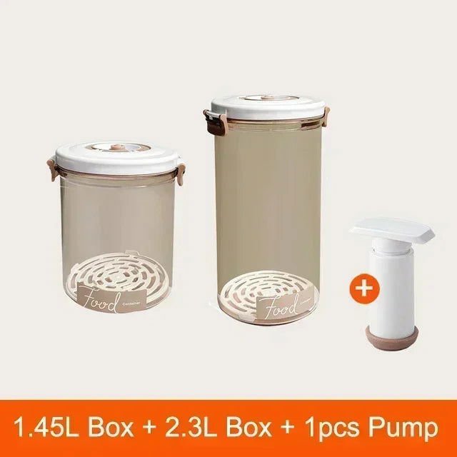 LovelyRLovely 1.45L 2.3L Hand Pump LovelyRLovely Large Capacity Food Vacuum Storage Box with Vacuum Pump