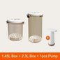 LovelyRLovely 1.45L 2.3L Hand Pump LovelyRLovely Large Capacity Food Vacuum Storage Box with Vacuum Pump