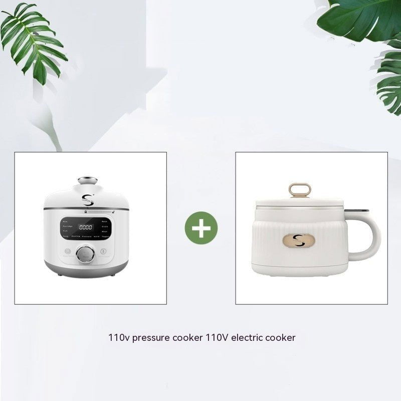 LovelyRLovely 110V V Electric Pressure Cooker Small Ho Electric Caldron / EU LovelyRLovely 110V V Electric Small Pressure Cooker