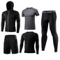 LovelyRLovely 12-Hemp balck 011064 / XXL Size LovelyRLovely Men 5 Piece Tracksuit Set