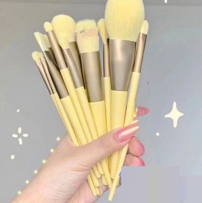 LovelyRLovely 13Pcs Makeup Brush Set Make Up Concealer 13Yellow Opp Bags LovelyRLovely 13Pcs Makeup Brush Set