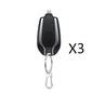 LovelyRLovely 1500mAh Mini Power Emergency Pod Keychai Bundle17 / Set LovelyRLovely 1500mAh Mini Power Emergency Pod Keychain Charger