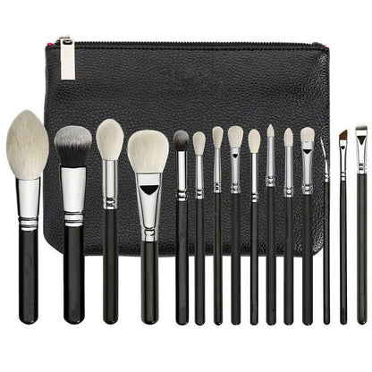 LovelyRLovely 15pcs black makeup brushes Black LovelyRLovely 15pcs black makeup brushes