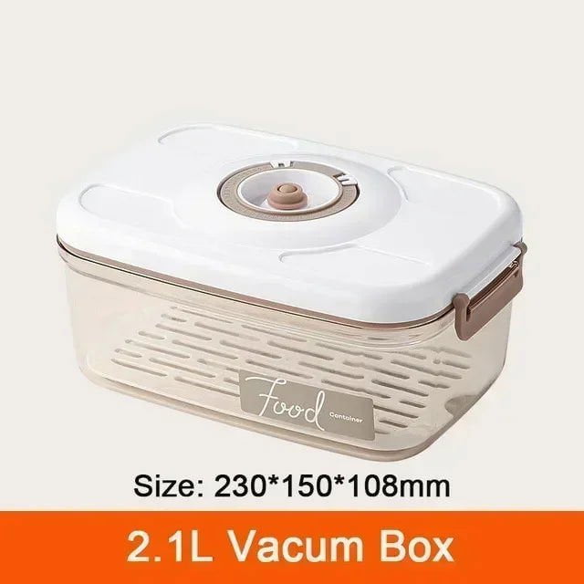 LovelyRLovely 2.1L Box No Pump LovelyRLovely Large Capacity Food Vacuum Storage Box with Vacuum Pump