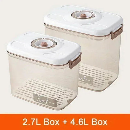 LovelyRLovely 2.7L 4.6L No Pump LovelyRLovely Large Capacity Food Vacuum Storage Box with Vacuum Pump