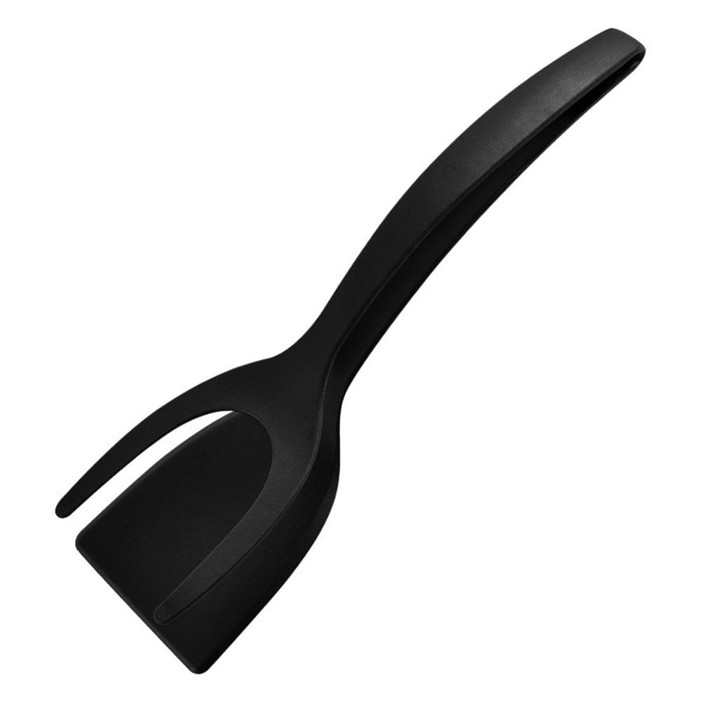 LovelyRLovely 2 In 1 Grip And Flip Tongs Egg Spatula Black LovelyRLovely 2 In 1 Grip And Flip Tongs Egg Spatula