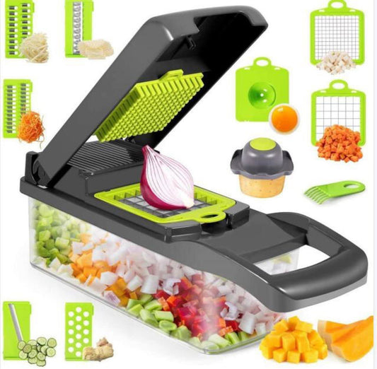 LovelyRLovely 2 In 1 Manual Vegetable Chopper LovelyRLovely 12 In 1 Manual Vegetable Food Chopper