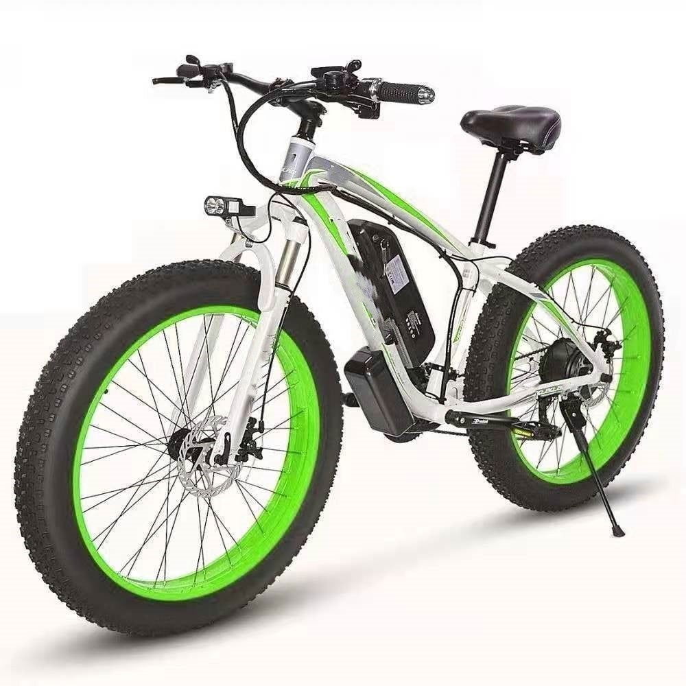 LovelyRLovely 21 Speed Lithium Tram Electric Bike Green / AU 21 Speed Lithium Tram Electric Mountain Bike