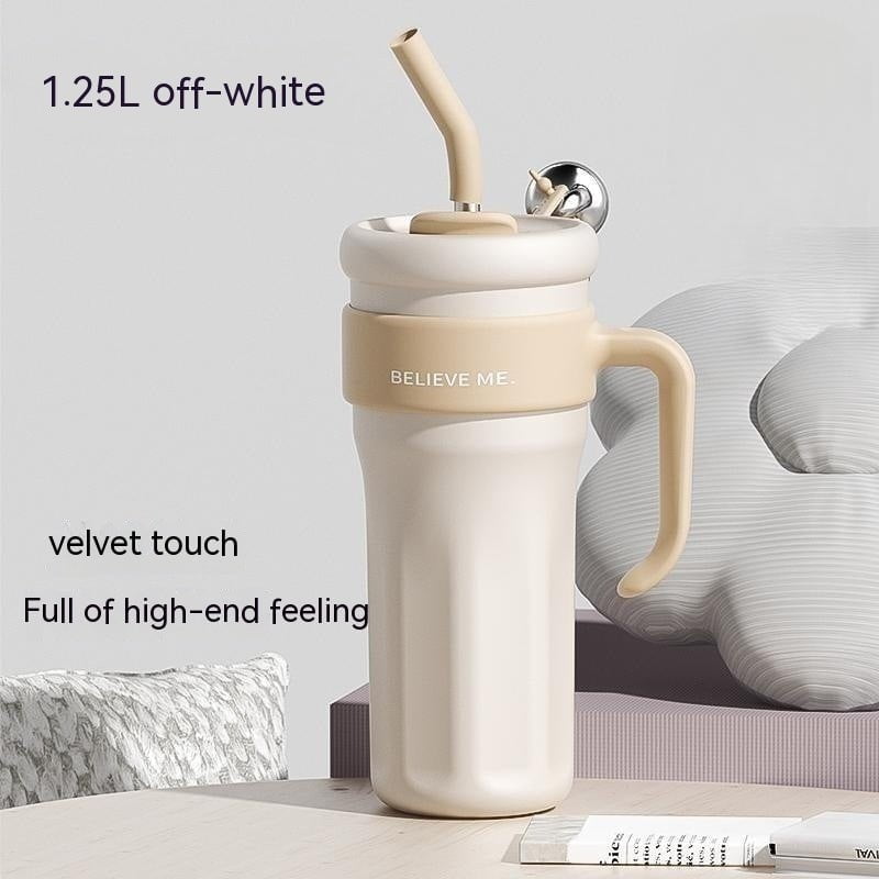 LovelyRLovely 304-316 Stainless Steel In Creamy White / 1250ML 304-316 Stainless Steel Insulated Vacuum Cup