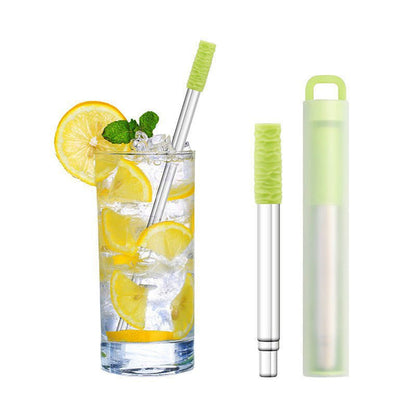 LovelyRLovely 304 stainless steel telescopic straw Green LovelyRLovely 304 stainless steel telescopic straw