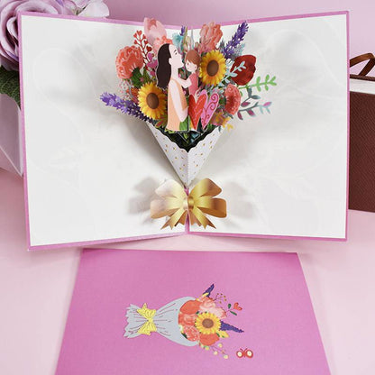 LovelyRLovely 3D PopUp Flower Bouquet Cards Mothers Day bouquet LovelyRLovely 3D PopUp Flower Bouquet Cards