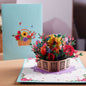 LovelyRLovely 3D PopUp Flower Bouquet Cards To the rose basket LovelyRLovely 3D PopUp Flower Bouquet Cards