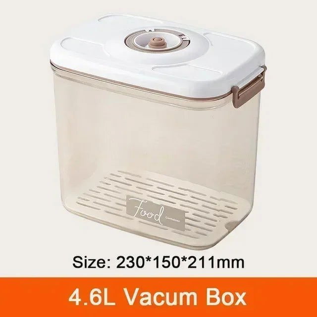 LovelyRLovely 4.6L Box No Pump LovelyRLovely Large Capacity Food Vacuum Storage Box with Vacuum Pump