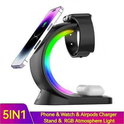 LovelyRLovely 4 In 1 Magnetic Wireless Charger LovelyRLovely 4 In 1 Magnetic Wireless Charging Station