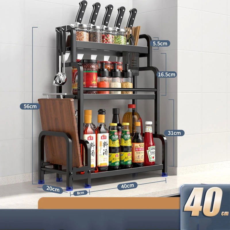 LovelyRLovely 403-1 LovelyRLovely Thickening Upgraded Stainless Steel Kitchen Storage Rack