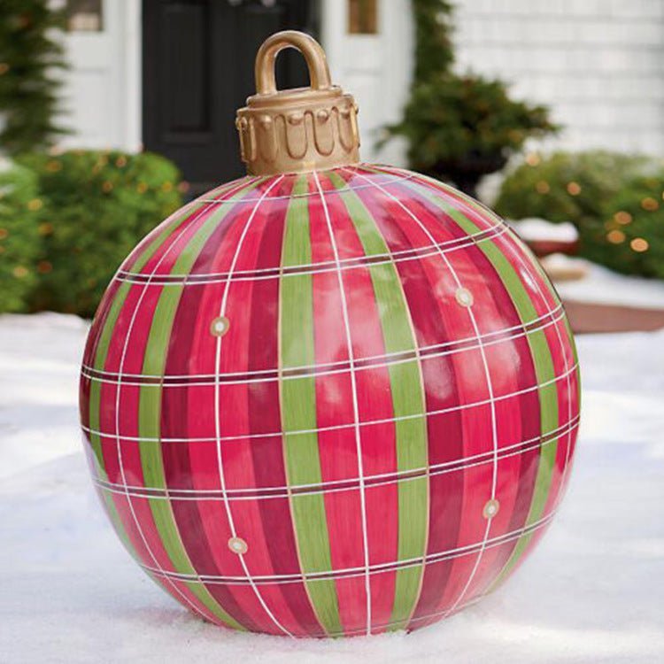 LovelyRLovely 60M PVC Outdoor Christmas Ornament Ball 60M PVC Outdoor Christmas Ornament Ball