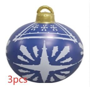 LovelyRLovely 60M PVC Outdoor Christmas Ornament Ball 60M PVC Outdoor Christmas Ornament Ball