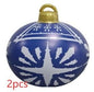 LovelyRLovely 60M PVC Outdoor Christmas Ornament Ball Blue / 2PCS / 60cm 60M PVC Outdoor Christmas Ornament Ball