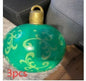 LovelyRLovely 60M PVC Outdoor Christmas Ornament Ball Green / 3PCS / 60cm 60M PVC Outdoor Christmas Ornament Ball