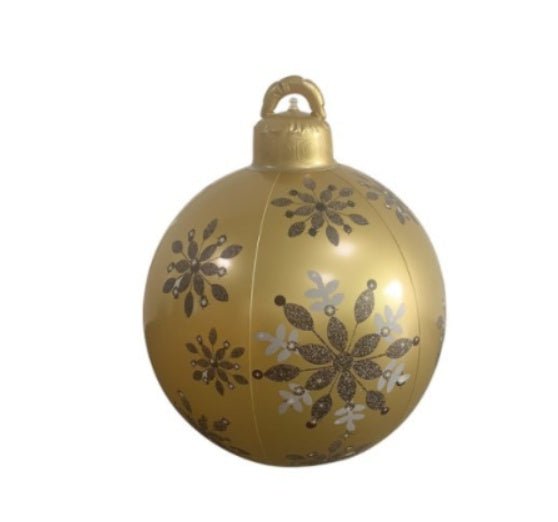 LovelyRLovely 60M PVC Outdoor Christmas Ornament Ball Hard yellow / 1PC / 60cm 60M PVC Outdoor Christmas Ornament Ball