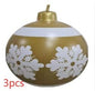 LovelyRLovely 60M PVC Outdoor Christmas Ornament Ball Snowflakes / 3PCS / 60cm 60M PVC Outdoor Christmas Ornament Ball