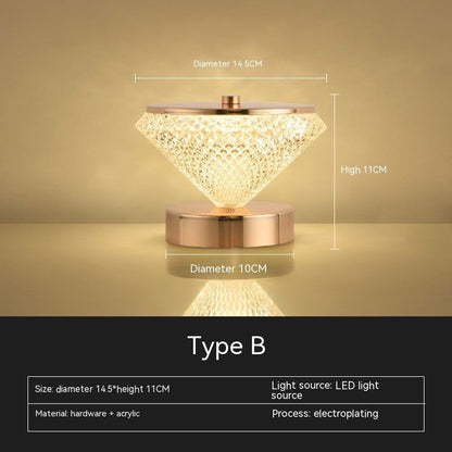 LovelyRLovely Battery Bedside Bedroom Living Room Smal Creative Night Light Type B LovelyRLovely Battery Bedside Bedroom Living Room Small Lamp