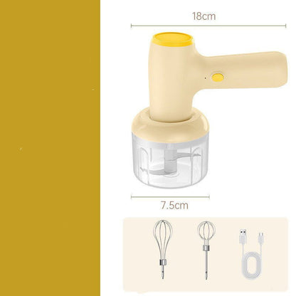 LovelyRLovely Beige yellow / USB LovelyRLovely 2 In 1 Electric Vegetable Chopper