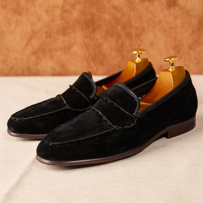 LovelyRLovely Black / 38 LovelyRLovely Men's Retro  Suede Shoes