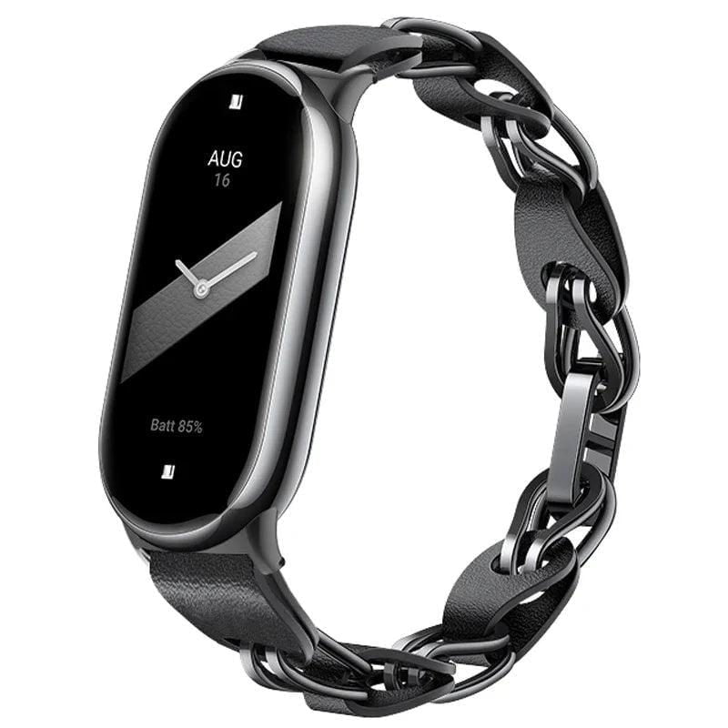 LovelyRLovely black / For Miband 8 LovelyRLovely Original Stainless Steel Strap for Xiaomi