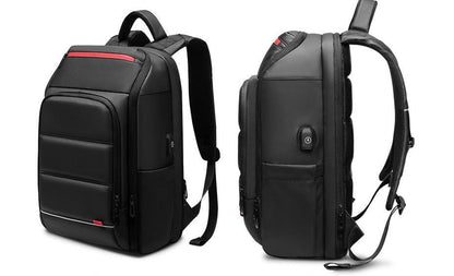 LovelyRLovely Black LovelyRLovely Multifunctional Waterproof Backpack (w) External USB Charge Port