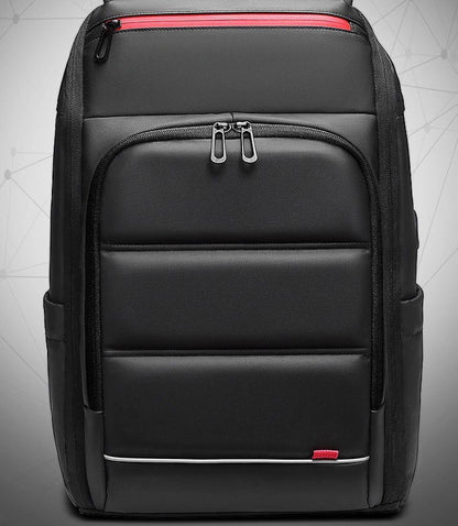 LovelyRLovely Black LovelyRLovely Multifunctional Waterproof Backpack (w) External USB Charge Port