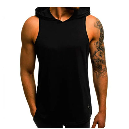 LovelyRLovely Black / M LovelyRLovely  Men's Sleeveless Hoodie