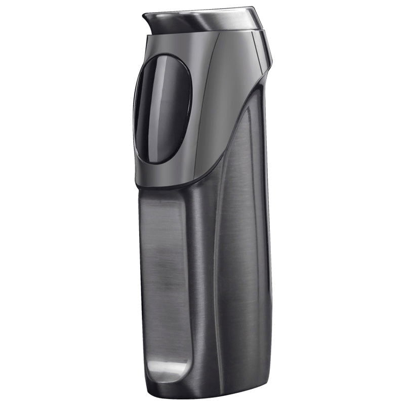 LovelyRLovely Black Nickel Brushed / USB LovelyRLovely Rechargeable Gas Mixed Lighter Personality Dolphin