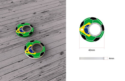 LovelyRLovely BRA / 1pc LovelyRLovely Anti-Anxiety Football Fidget Spinner Keychain