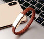 LovelyRLovely Bracelet Charger USB Charging Cable Brown 2pcs / Android interface / 20cm LovelyRLovely New Bracelet  USB Charging Cable