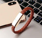 LovelyRLovely Bracelet Charger USB Charging Cable Brown 3pcs / Android interface / 20cm LovelyRLovely New Bracelet  USB Charging Cable