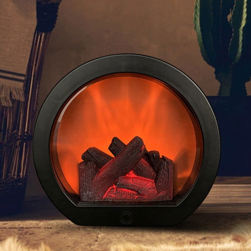 LovelyRLovely Carbon fireplace wind lamp / USB LovelyRLovely 3D Simulation Fireplace