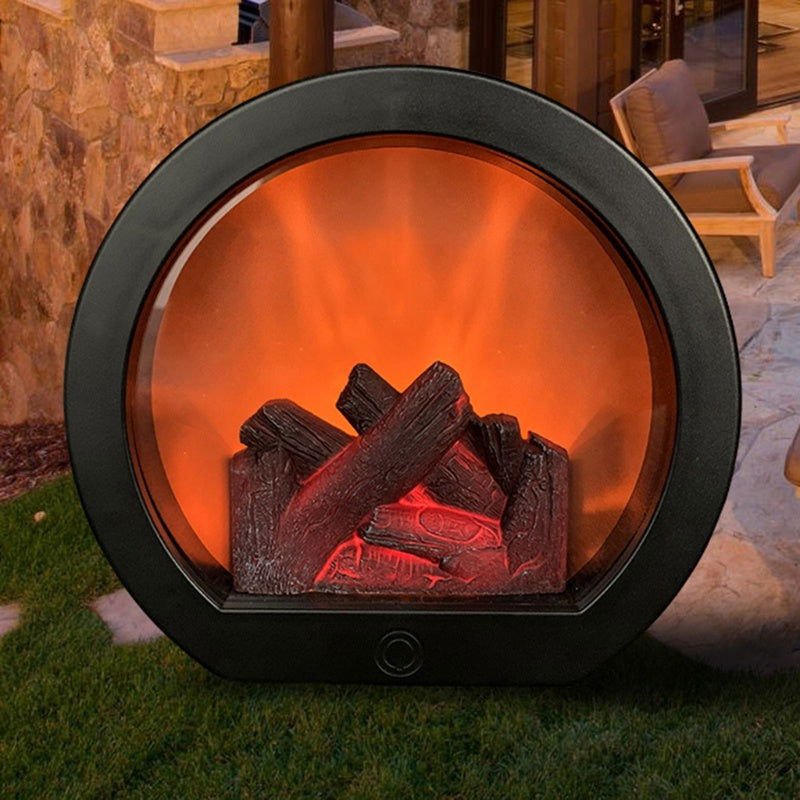 LovelyRLovely Carbon fireplace wind lamp / USB LovelyRLovely 3D Simulation Fireplace