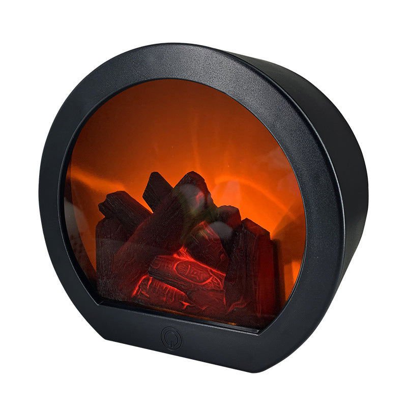 LovelyRLovely Carbon fireplace wind lamp / USB LovelyRLovely 3D Simulation Fireplace